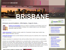 Tablet Screenshot of discoverbrisbane.com